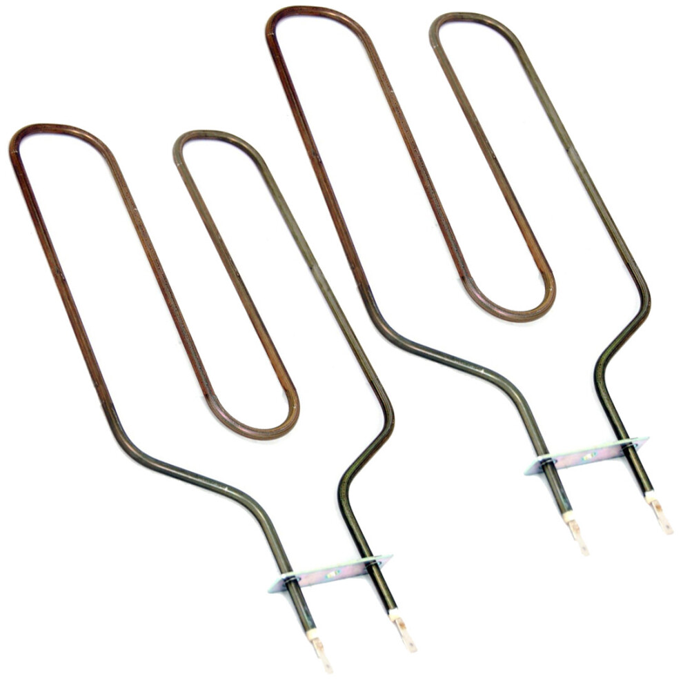 Spares2go Upper Heater Grill Element For Rangemaster 110 90 55 Classic Toledo Pro Oven / Cooker 1150W X 2