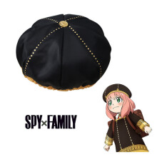 Forger Anya Spyfamily Cosplay Beret Hat Cap Halloween Fancy Party Accessory