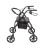 Folding  Rollator 4 Wheel Mobility Walker Adjustable w/Padded Seat 1