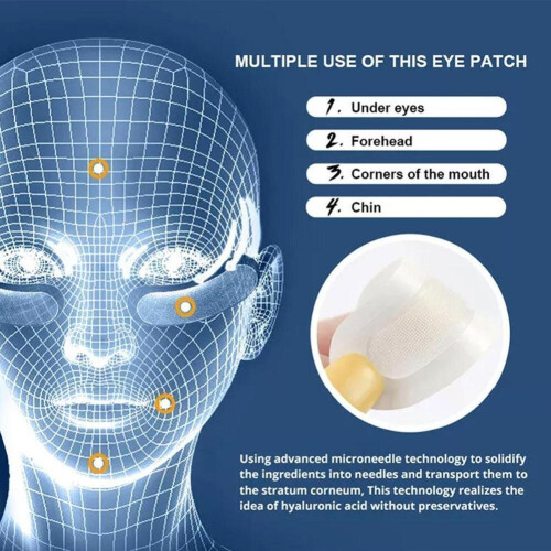 Micro-needle Eye Patches Cosmetics Mask Face Skin UK Care Patch