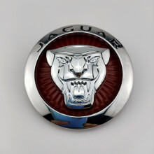 (Red) Suitable for Jaguar hood front grille Logo(7.2cm)
