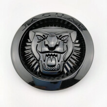 (Black) Suitable for Jaguar hood front grille Logo(7.2cm)