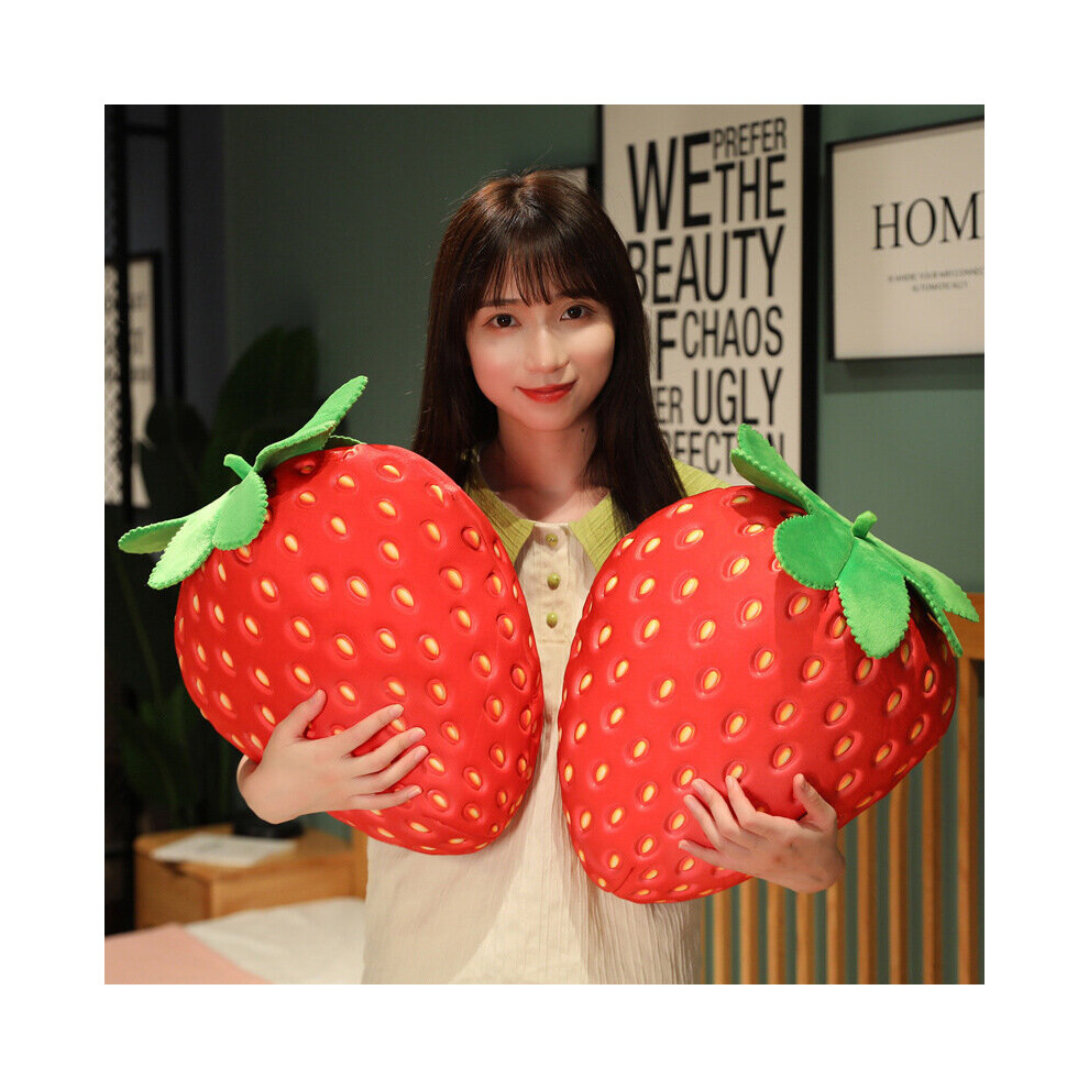 Jouet en peluche Strawberry Sofa Throw Pillow Office Waist Cushion Stuffed Fruit Doll
