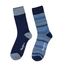 (EU 39) PEPE JEANS Mens Socks Boots 2 Pack