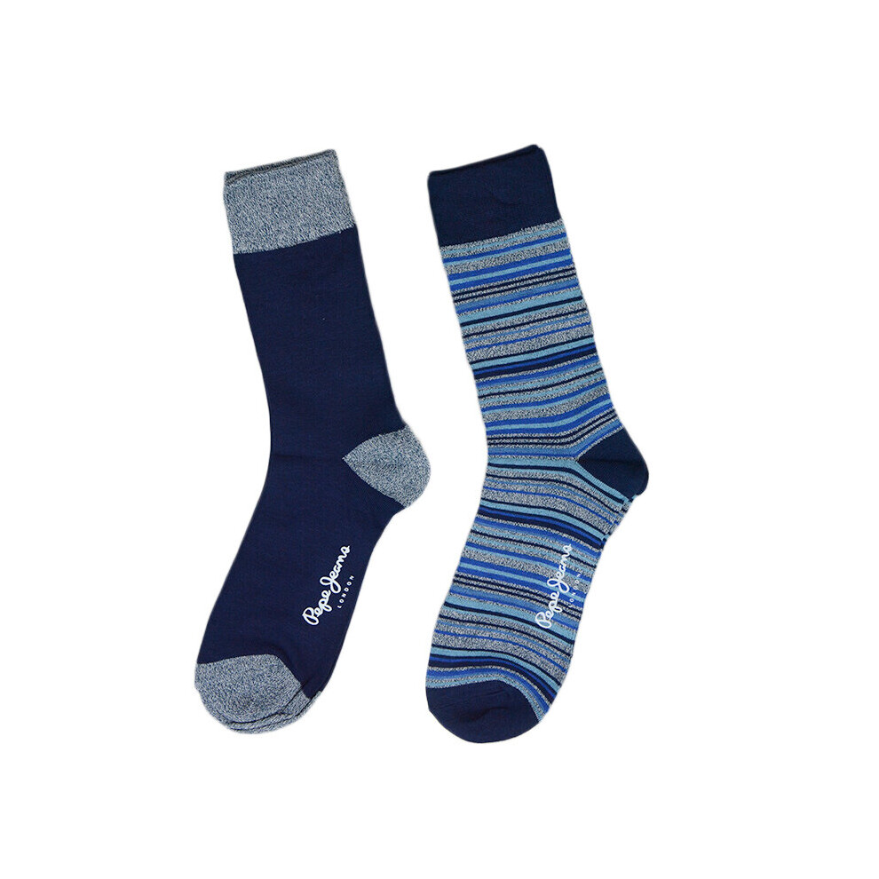 (EU 39) PEPE JEANS Mens Socks Boots 2 Pack