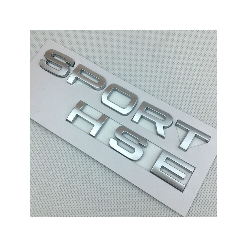 (Matte ) Suitable For Range Rover Sport Logo Hse Lettering Black 722872474047