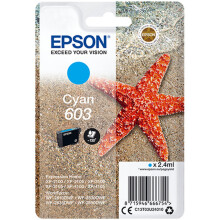 EPSON Tintenpatrone 603 Cyan - Seestern (C13T03U24010)