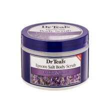 Dr Teal's Epsom Salt Body Scrub Exfoliate & Renew with Lavender 454g | Relaxing & Soothing Scrub, Soft, Smooth Skin, Calming Lavender Scent