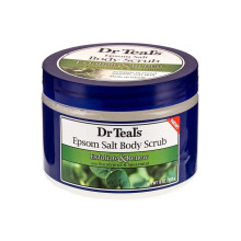 Dr Teal's Epsom Salt Body Scrub Exfolaite & Renew with Eucalyptus & Spearmint 454g | Soothing Scrub, Refreshing Body Scrub for Smooth, Soft Skin