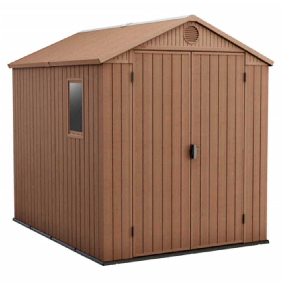 Keter Garden Shed Darwin 6x4 Brown Patio Terrance Organsier Storage Shed House
