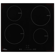 vidaXL Induction Hob with 4 Burners Touch Control Glass 7000W Kitchen Built-in