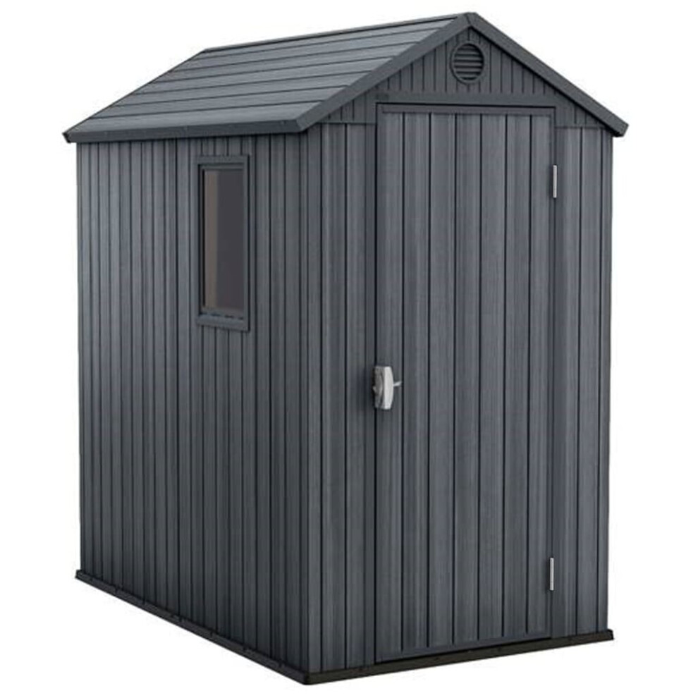 Keter Garden Shed Darwin 46 Woodlook Shed Tool Store House Organiser Grey