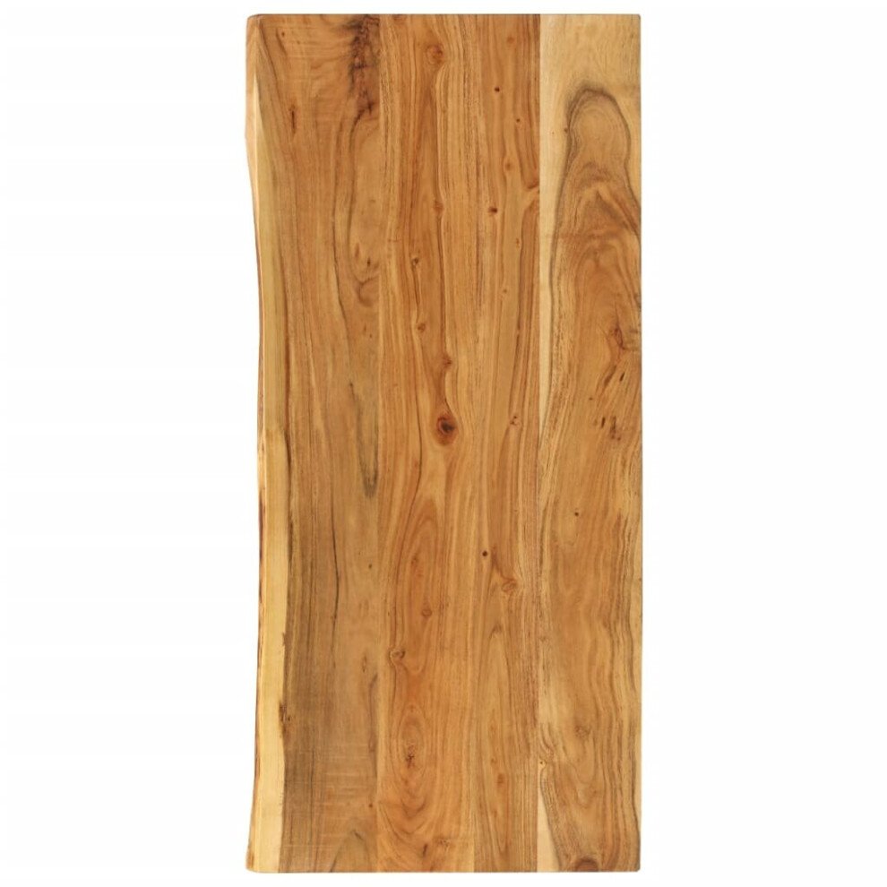 Vidaxl Solid Acacia Wood Bathroom Vanity Top Wooden Countertop Vanity Top