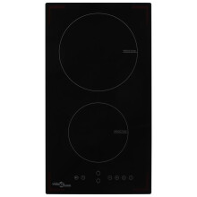 vidaXL Induction Hob with 2 Burners Touch Control Glass 3500W Kitchen Built-in