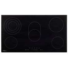 vidaXL Ceramic Hob with 5 Burners Touch Control 77 cm 8500 W Kitchen Cooker