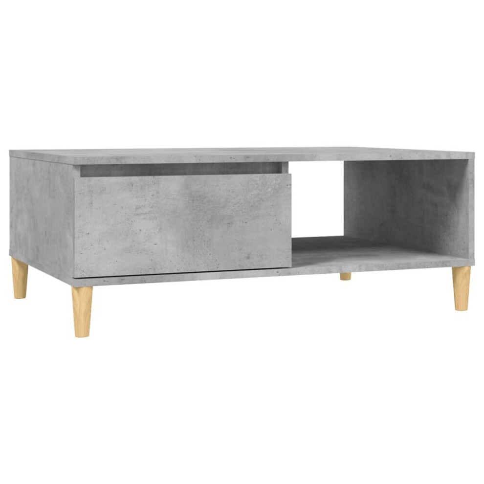 vidaXL Coffee Table Concrete Grey Engineered Wood Indoor Furniture Couch Table