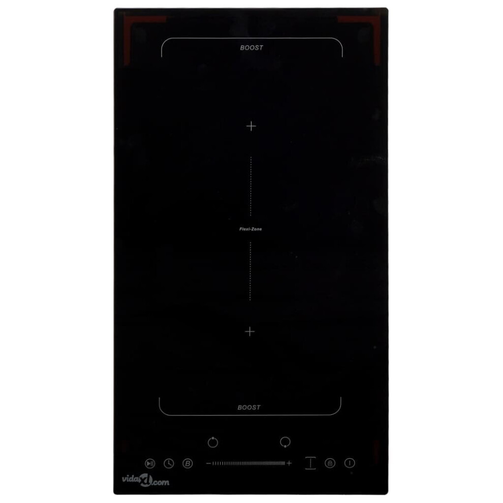 vidaXL Flexizone Induction Hob with 2 Burners Touch Control 3500W Kitchen