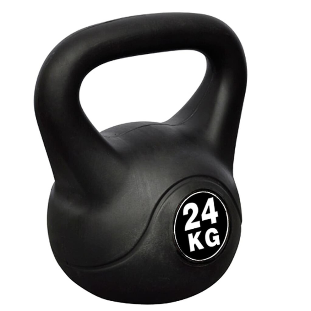 Kettlebell Kettle Bell Weight Plates 24kg Workout Quality Plastic Coated