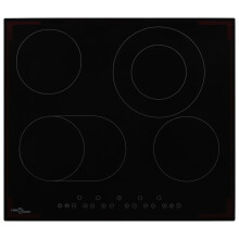vidaXL Ceramic Hob with 4 Burners Touch Control 6600W Kitchen Built-in Zone