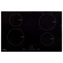 vidaXL Induction Hob with 4 Burners Touch Control Glass 77 cm 7000 W Kitchen