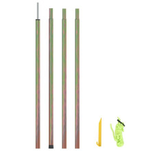 vidaXL Sunshade Sail Pole Galvanised Steel Sun Shade Outdoor Awning Tent Stick