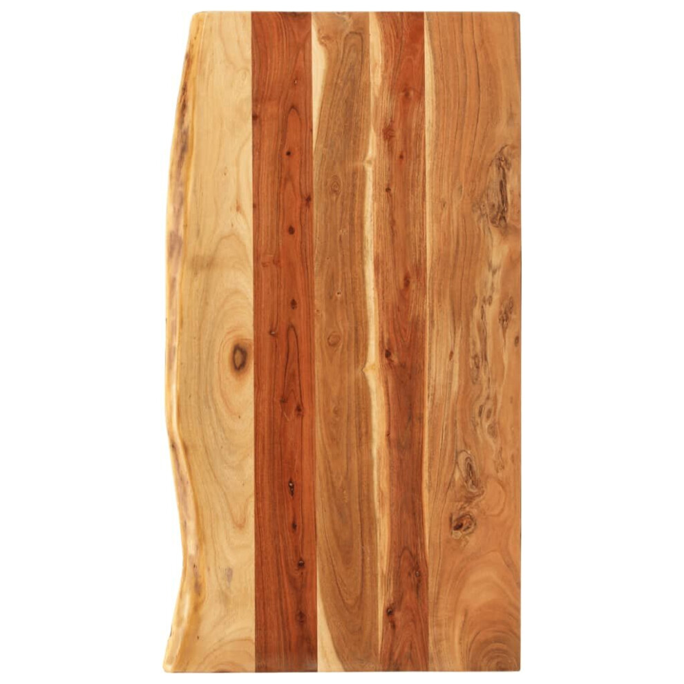 Vidaxl Solid Acacia Wood Bathroom Vanity Top Wooden Countertop Vanity Top
