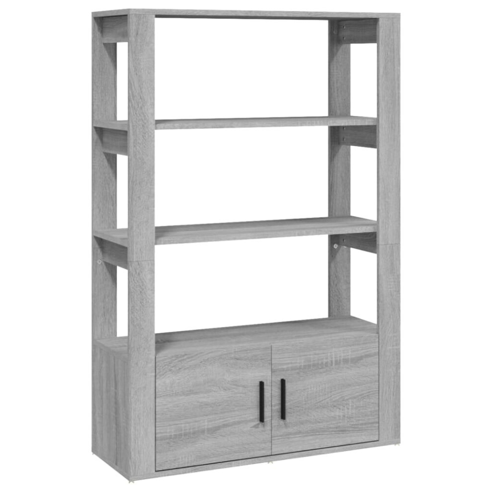 Vidaxl (Grey Sonoma) Sideboard Engineered Wood Side Cabinet Home Organiser Multi Colours