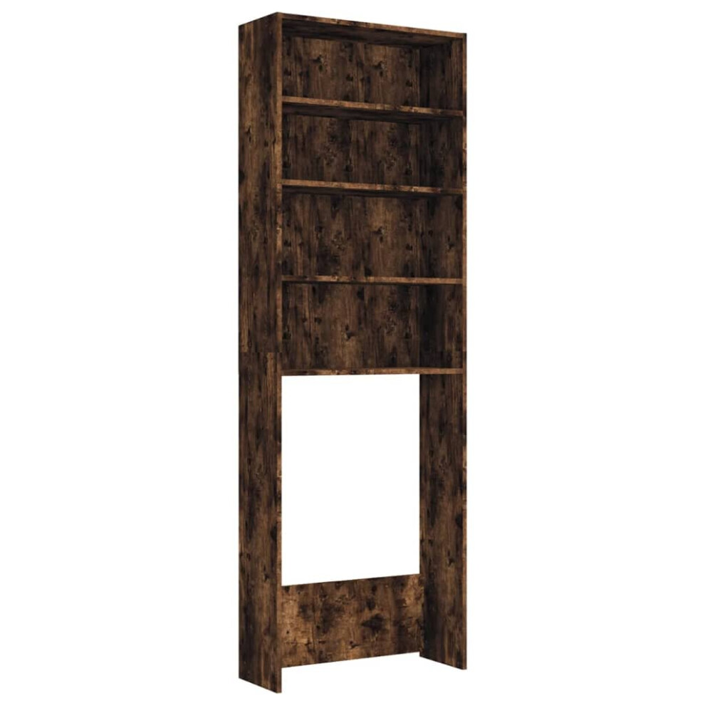 (smoked oak) vidaXL Washing Machine Cabinet Laundry Room Rack Storage Washing Cupboard