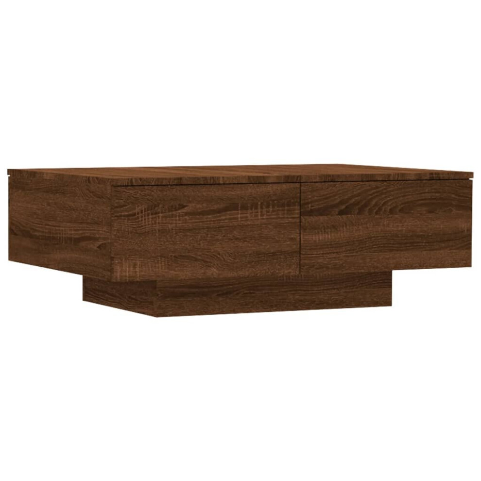 (brown oak) vidaXL Coffee Table Engineered Wood Home Living Room End Table Multi Colours