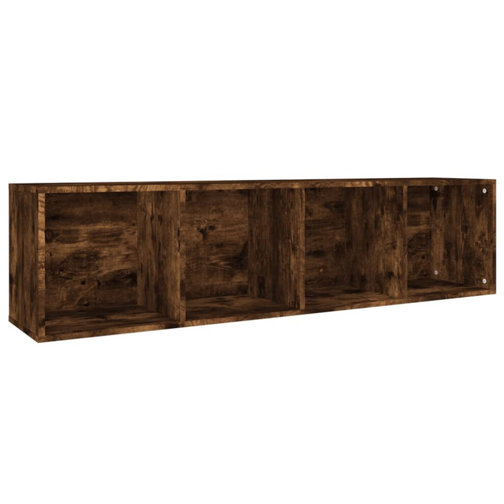Vidaxl (Smoked Oak) Book Cabinet/Tv Cabinet Engineered Wood Highboard Cupboard Bookshelf