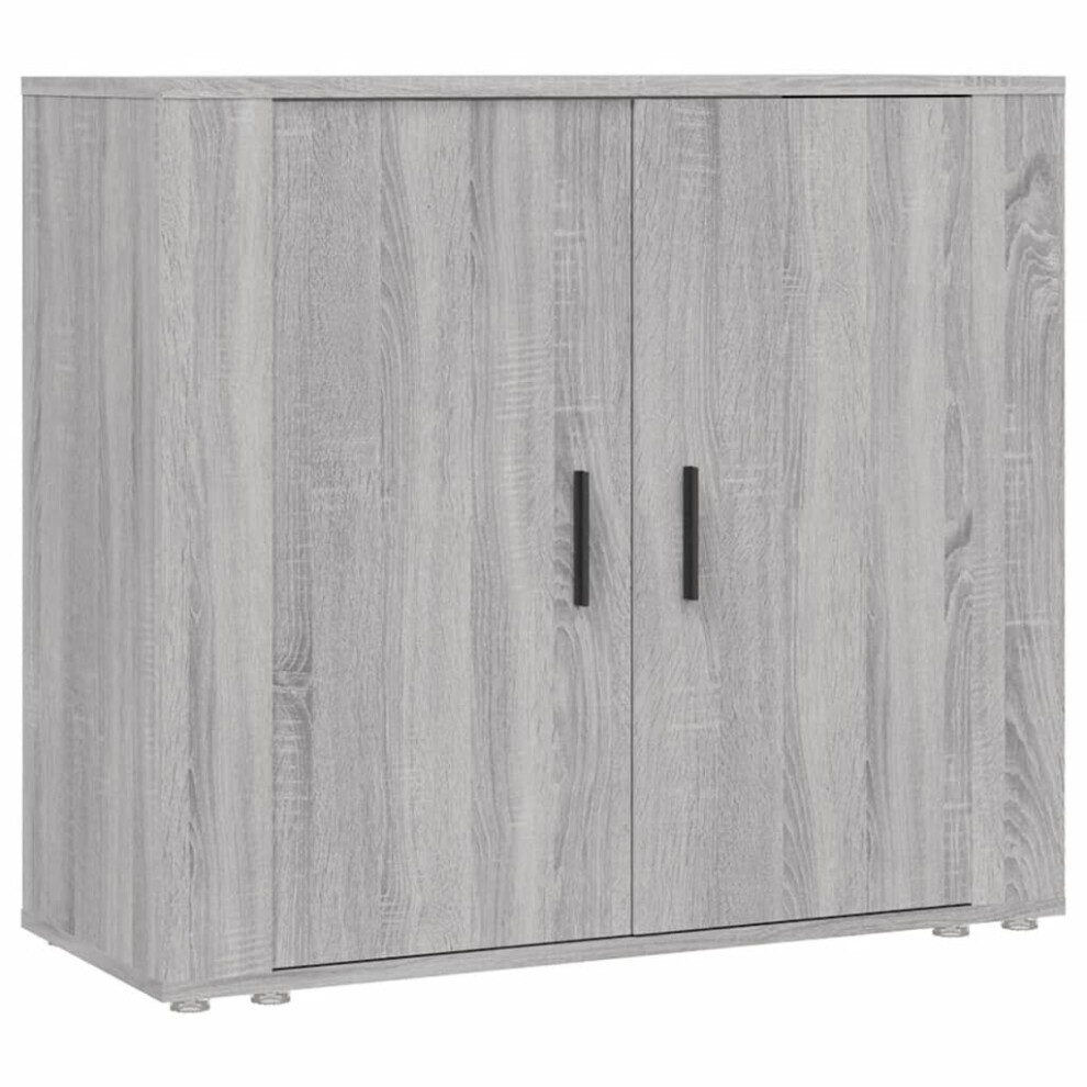 Vidaxl (Grey Sonoma) Sideboard Side Cabinet Storage Cupboard Home Organiser Engineered Wood Grey,Not,Specified