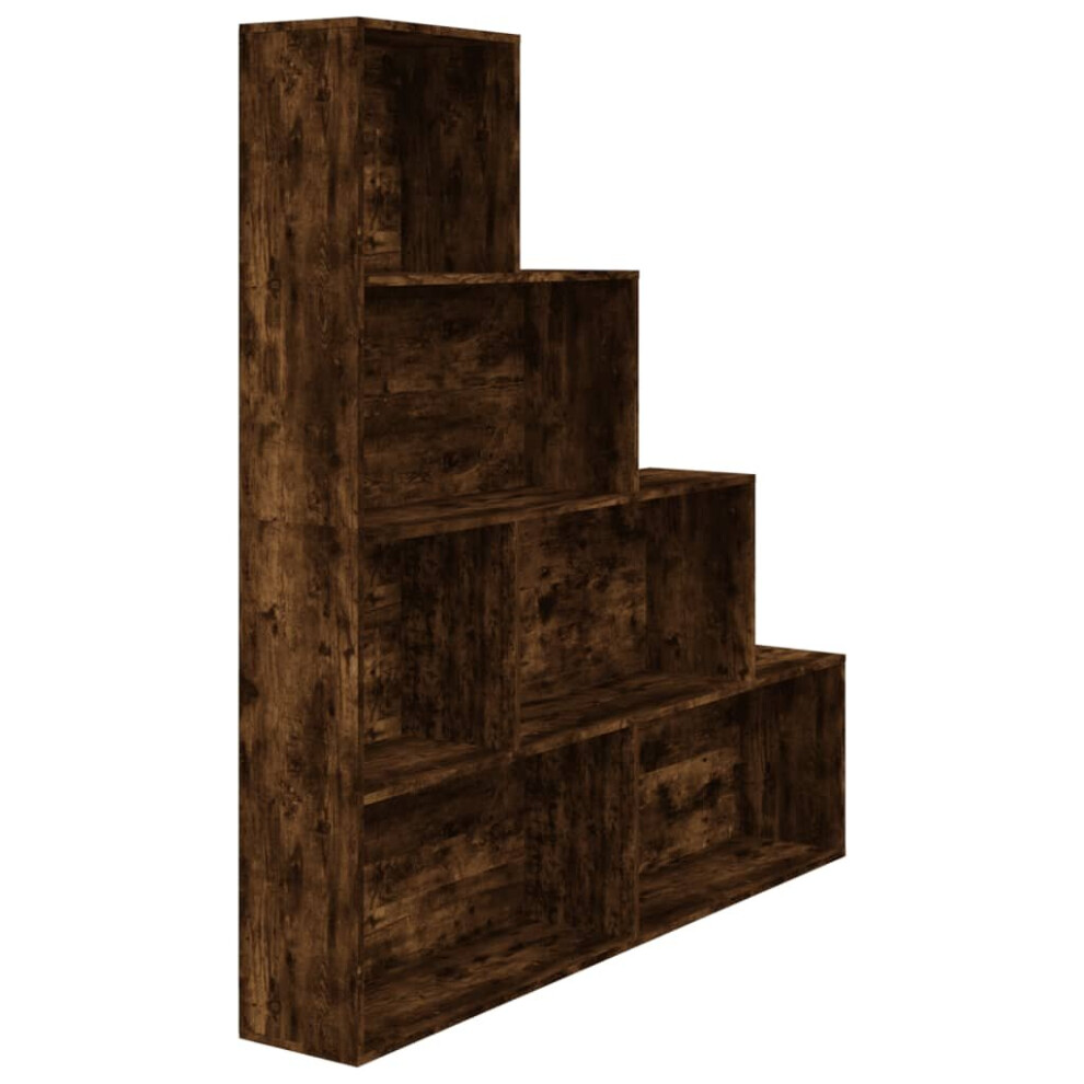Vidaxl (Smoked Oak) Book Cabinet/Room Divider Chipboard File Stand Rack Unit Multi Colours