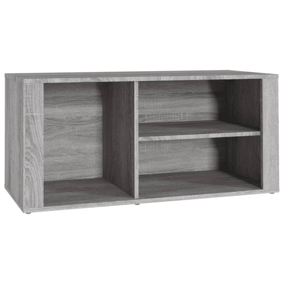 (Grey sonoma) vidaXL Shoe Cabinet Engineered Wood Home Shoe Storage Organiser Multi Colours