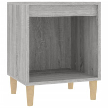 (grey sonoma, 1 pcs) vidaXL 1/2x Bedside Cabinet Engineered Wood Telephone Stand Multi Colours