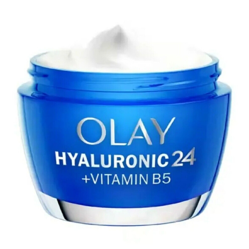 Olay Day Gel Moisturiser Regenerist Hyaluronic24 + Vitamin B5 24H Hydrated, 50ml