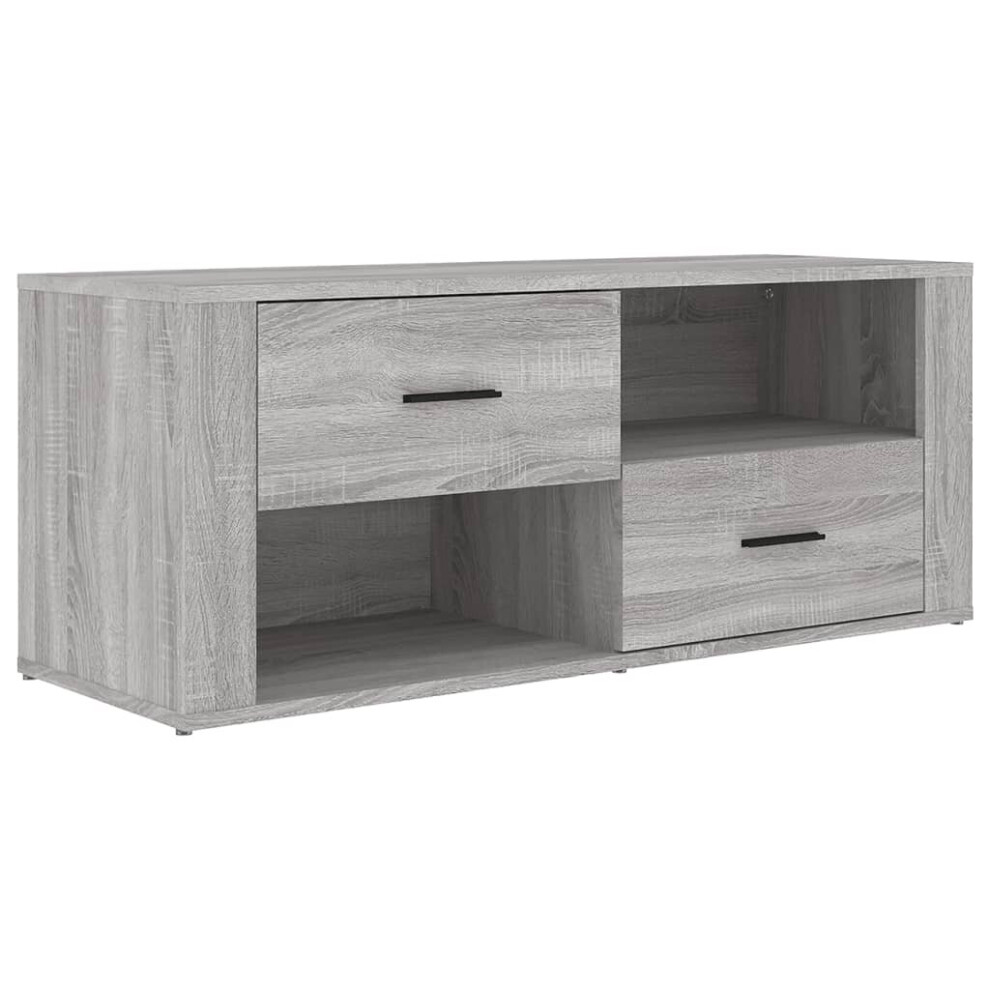 (Grey sonoma) vidaXL TV Cabinet Engineered Wood Media HiFi Cabinet TV Console Multi Colours