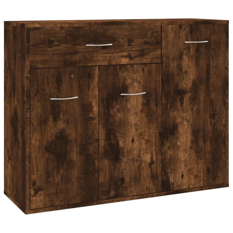 VIDAXL - Sideboard - 3 Door - Oak - Brown - Image 3