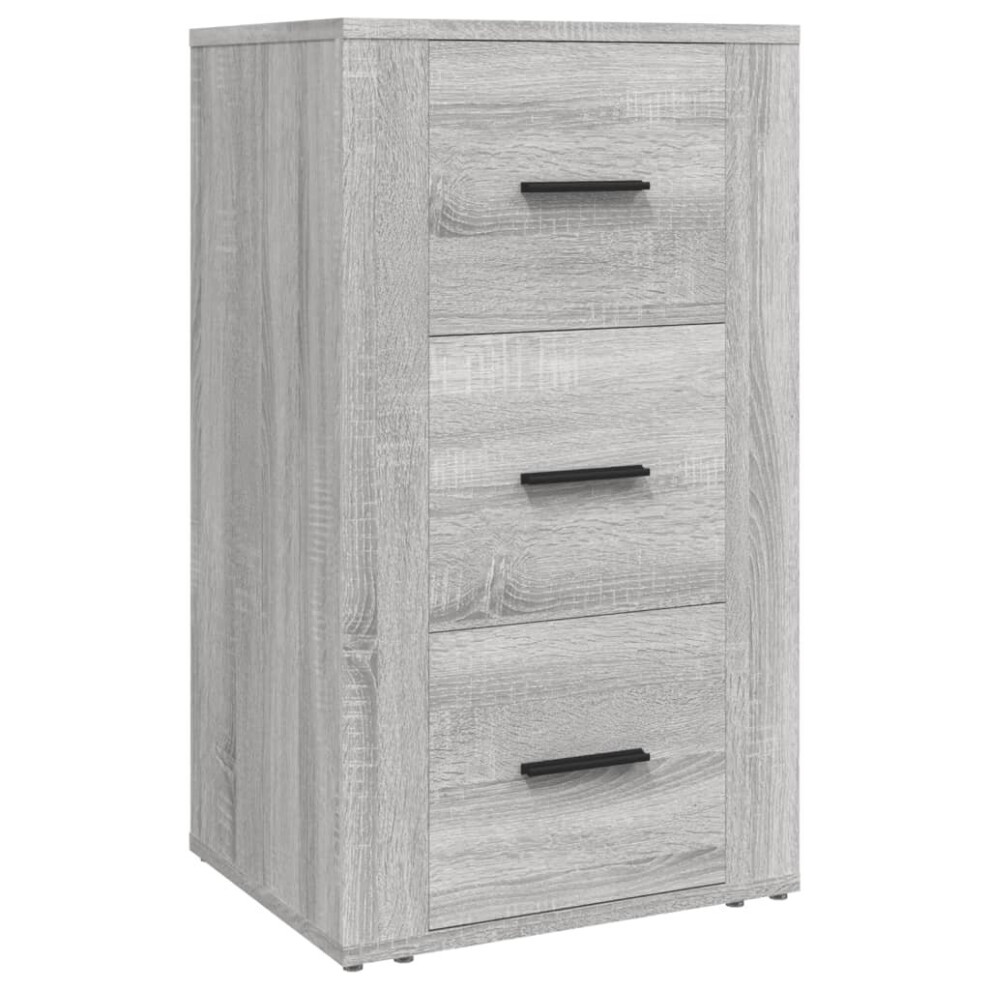 Vidaxl (Grey Sonoma) Sideboard Engineered Wood Indoor Cupboard Home Organiser Multi Colours