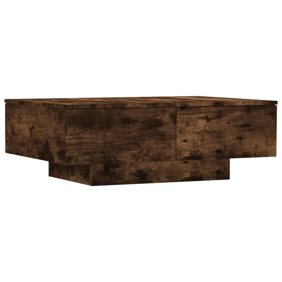 Vidaxl (Smoked Oak) Coffee Table Hallway Tea End Table Accent Sofa Table Engineered Wood