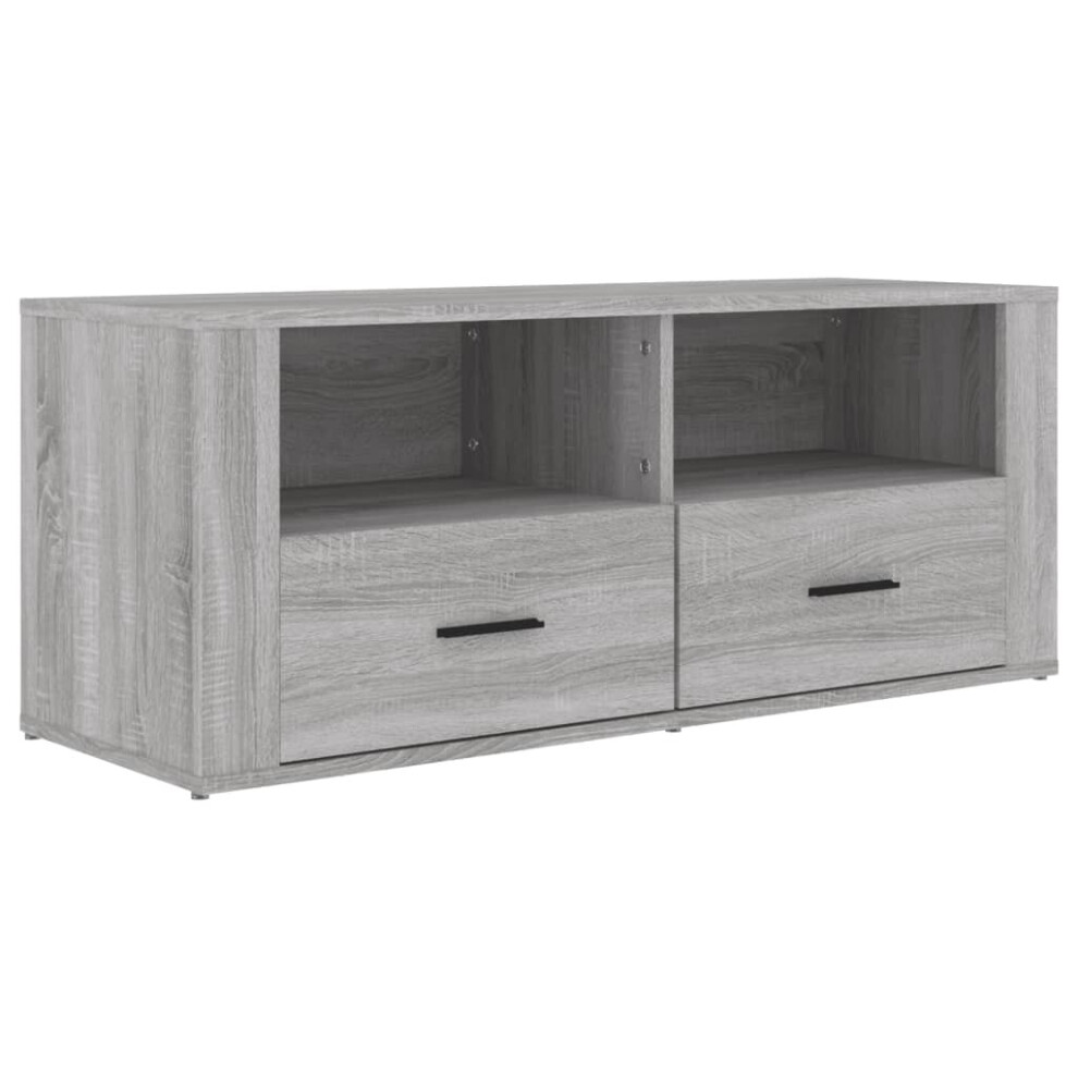 (Grey sonoma) vidaXL TV Cabinet Engineered Wood Indoor HiFi Cabinet TV Unit Multi Colours