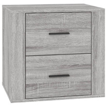 (Grey sonoma) vidaXL Bedside Cabinet Nightstand Side Table Telephone Stand Multi Colours
