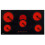 VidaXL vidaXL Ceramic Hob with 5 Burners Touch Control 77 cm 8500 W Kitchen Cooker 2