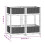 VidaXL vidaXL Hochbeet 80x40x71 cm Polypropylen 6
