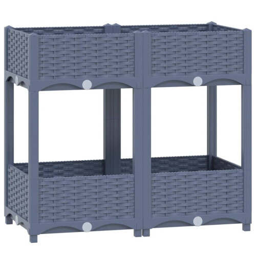 VidaXL vidaXL Hochbeet 80x40x71 cm Polypropylen 1