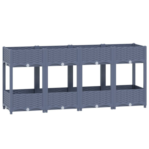 VidaXL vidaXL Hochbeet 160x40x71 cm Polypropylen 1
