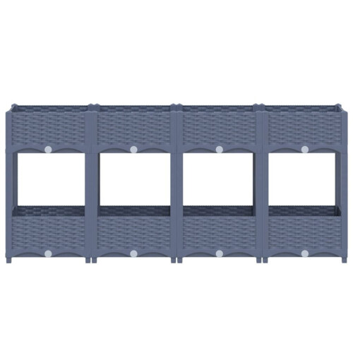 VidaXL vidaXL Hochbeet 160x40x71 cm Polypropylen 2