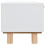VidaXL (white) vidaXL Solid Wood Pine Coffee Table Engineered Wood Side Table Multi Colours 6