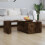 VidaXL (Smoked oak) vidaXL Coffee Table Engineered Wood Lounge End Couch Table Desk Multi Colours 3