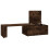 VidaXL (Smoked oak) vidaXL Coffee Table Engineered Wood Lounge End Couch Table Desk Multi Colours 7