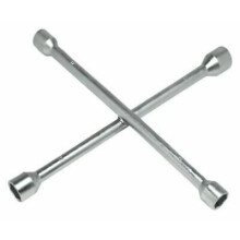Hilka 4 Way Cross Wheel Wrench Spanner Car 17 19 21 23mm Socket Tyre 11100440